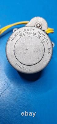 Hankscraft Model E Pinball Motor 24V 60Hz 3W 6 RPM CW