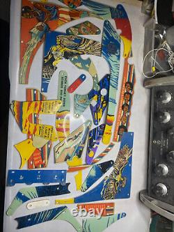 Harlem Globetrotters Pinball Plastic -Stern FREEFALL plastic not complete origin