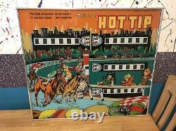 Hot Tip Pinball Machine back glass Original 1980s