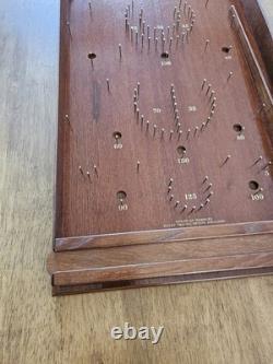 House Of Marbles Bagatelle Game Wooden Pin Ball Large Boxed