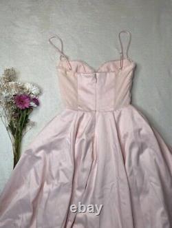 House of CB Mademoiselle? Ballerina Pink Midi Tulle Dress, Small Plus Cups