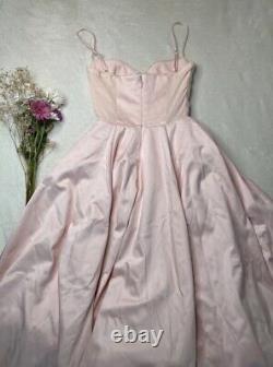 House of CB Mademoiselle? Ballerina Pink Midi Tulle Dress, Small Plus Cups