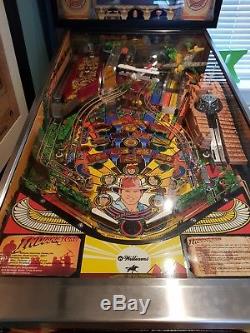 Indiana Jones Pinball Machine By Williams Great Machine, Amazing Condition