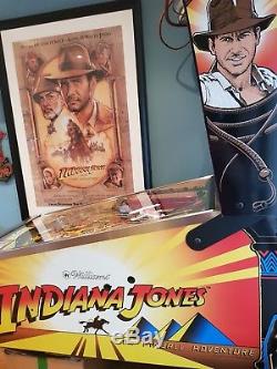 Indiana Jones Pinball Machine By Williams Great Machine, Amazing Condition