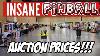 Insane Pinball Prices At The Arcade Pinball Vending Coin Op Auction Sevierville Tn August 28 21