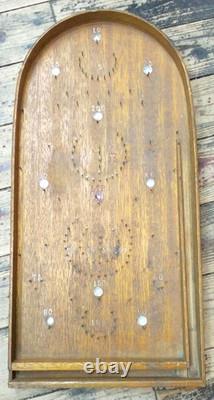 Japanese Vintage Wooden Pachinko Corinthian Table Game Pinball Showa Retro Rare