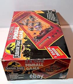Jurassic Park Electronic Tabletop Pinball Machine Box Video Game Action Figure