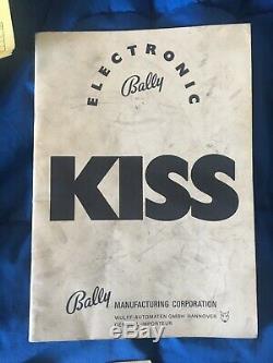 KISS Germany (ss) Pinball Machine Bally 1978 Lp 33