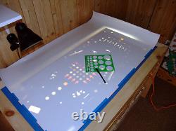 KISS Pinball Machine Playfield Overlay UV PRINTED Clear Inserts DIE CUT