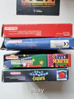 Kirby's Dream Land 1, Pinball Land + Block Ball Nintendo Gameboy Ukv Games