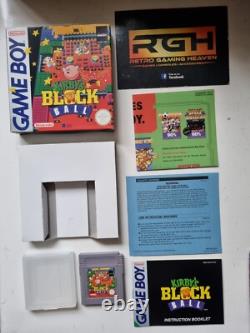 Kirby's Dream Land 1, Pinball Land + Block Ball Nintendo Gameboy Ukv Games