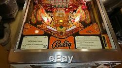 Kiss 1979 Original Pinball Machine Perfect Playfield & Cabinet Fully Working