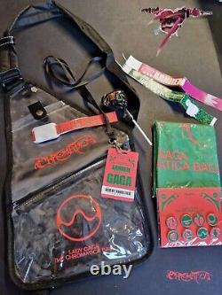 Lady Gaga Chromatica Ball VIP Bag Lanyard Towel Pins Lollipop Wristbands'22 NL