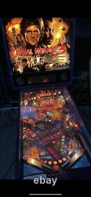 Lethal Weapon Pinball Machine Coin Operated