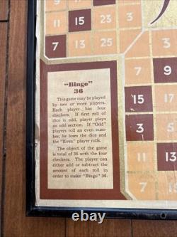 Lindstrom's Airways Pinball Game withBingo 36 Bagatelle Games Lindstrom 1934 Game