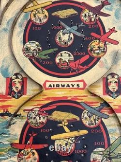 Lindstrom's Airways Pinball Game withBingo 36 Bagatelle Games Lindstrom 1934 Game