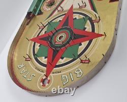 Lindstroms BIg Star Game Bagatelle Vintage 30's USA Made Tabletop Pinball No 597