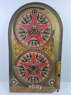 Lindstroms Gold Star Game Bagatelle Vintage 1934 USA Made Tabletop Pinball Marbl