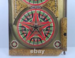 Lindstroms Gold Star Game Bagatelle Vintage 1934 USA Made Tabletop Pinball Marbl