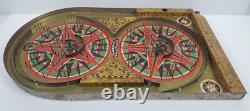 Lindstroms Gold Star Game Bagatelle Vintage 1934 USA Made Tabletop Pinball Marbl