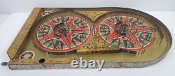 Lindstroms Gold Star Game Bagatelle Vintage 1934 USA Made Tabletop Pinball Marbl