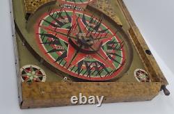 Lindstroms Gold Star Game Bagatelle Vintage 1934 USA Made Tabletop Pinball Marbl
