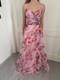 Long Pink Tulle Prom Dress With Full Skirt A Front Slit Fits A Uk Size 6