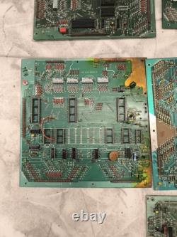 Lot Of 9 Bally Stern Pinball Mpu CPU Pcb Board AS-2518-35 133 17 CPU Hs