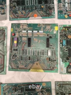 Lot Of 9 Bally Stern Pinball Mpu CPU Pcb Board AS-2518-35 133 17 CPU Hs