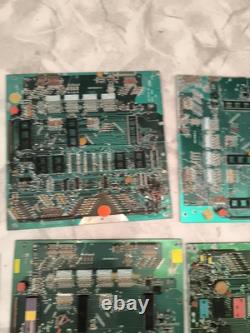 Lot Of 9 Bally Stern Pinball Mpu CPU Pcb Board AS-2518-35 133 17 CPU Hs