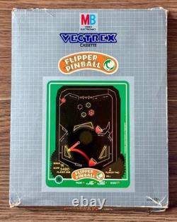 MB Vectrex Flipper Pinball Game Cassette Boxed With Manual & Overlay