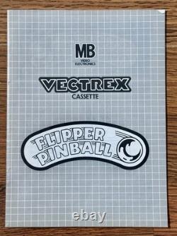 MB Vectrex Flipper Pinball Game Cassette Boxed With Manual & Overlay