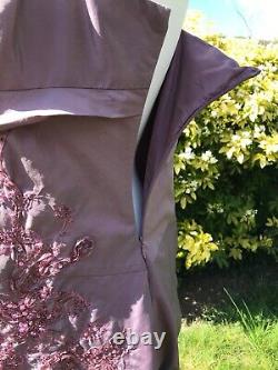 MONACO Dress Bolero, Dusky Pink, Mauve, Tea Length, UK Size 14