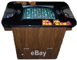 MS PAC-MAN ARCADE MACHINE COCKTAIL TABLE 60in1 (Excellent) RARE