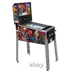 Marvel Retro Arcade1UP Digital Pinball Machine Free Adapter Arcade 1UP Riser New