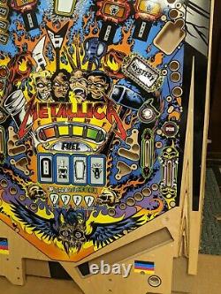 Metallica pinball machine NOS playfield PROTOTYPE Stern SUPER RARE New Old Stock