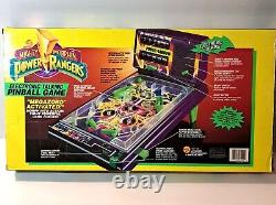 Mighty Morphin Power Rangers Electronic Tabletop Pinball Machine Action Figures