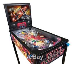 Mightymast Star Galaxy Professional Pinball Machine Black Arcade Game Pin ball