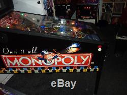 Monopoly pinball machine in great working order