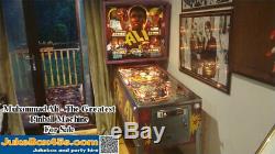 Muhammad Ali Pinball Machine / Memorabilia Beautiful with Warranty