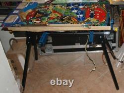 NEW RED Scheppach UMF1600 Pinball Playfield workbench & works as mitre saw stand