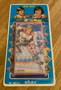 New Mini-Mate / Blue Box Ice Hockey Pinball 1976 Game -? Retro Gift Idea