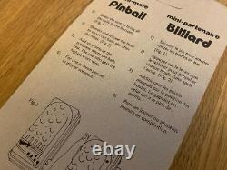 New Mini-Mate / Blue Box Ice Hockey Pinball 1976 Game -? Retro Gift Idea