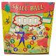 Original Skill Ball 1960s Williams Pinball Machine Backglass Magic Tricks Rare