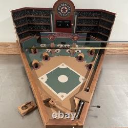 Old Century Wooden Baseball Pinball Style Game 2002 Tested See Description
