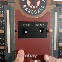Old Century Wooden Baseball Pinball Style Game 2002 Tested See Description