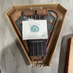 Old Century Wooden Baseball Pinball Style Game 2002 Tested See Description