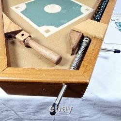 Old Century Wooden Baseball Pinball Style Game Original Version Good Condition