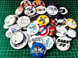 Original Harvey Ball Smiley Face Forrest Gump Button Badges Custom Pins