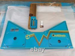 Overlay Kit For Black Hole Pinball Machine Flipper